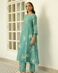 Aqua Kurta Set
