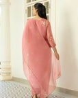 Blush Pink Printed Kurta Set