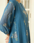Indigo Thread Embroidered Tunic