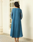 Indigo Thread Embroidered Tunic
