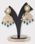 Kundan Polki Dangler Earrings