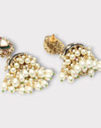 Cultured Polki Dangler Earrings