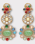 Treasure Gold Finish Earrings