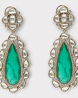 Polki & Green Beaded Necklace Set