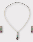 Treasure Multicolor Contemporary Necklace Set