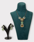 Exquisite Multicolor Contemporary Necklace Set