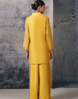 Mehrang Yellow Short Buti Kurta Set
