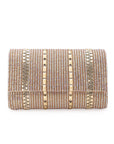 Stone Embroidered Clutch Clutches