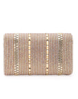 Stone Embroidered Clutch Clutches