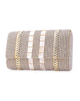 Chevron Embroidered Clutch Clutches