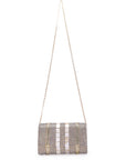 Chevron Embroidered Clutch Clutches