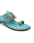 Mayoor Turquoise (Kolhapuri)
