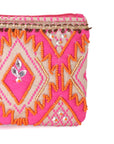 Poppy Pink Zipper Pouches