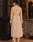 Ahista Ivory Printed Frockstyle Kurta Set