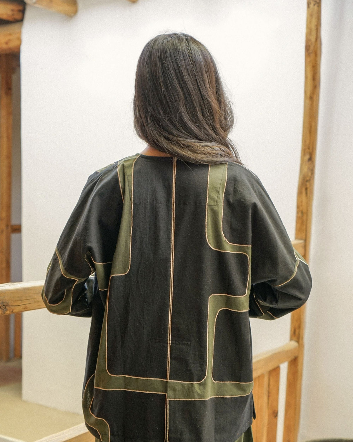 Indus Patchwork Jacket – Noir