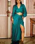 Green Camellia Top