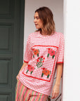 Cow Checked T-Shirt