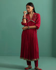 Aashvi Red (Kurta Set)