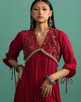 Aashvi Red (Kurta Set)