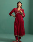 Aashvi Red (Kurta Set)