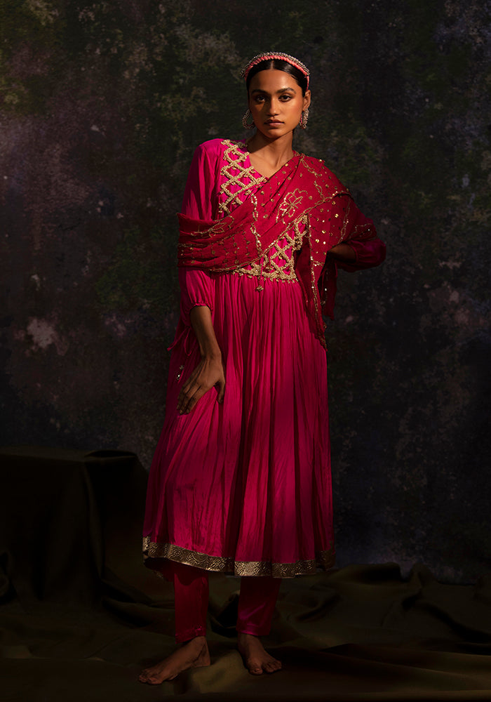Somya Pink (Kurta Set)