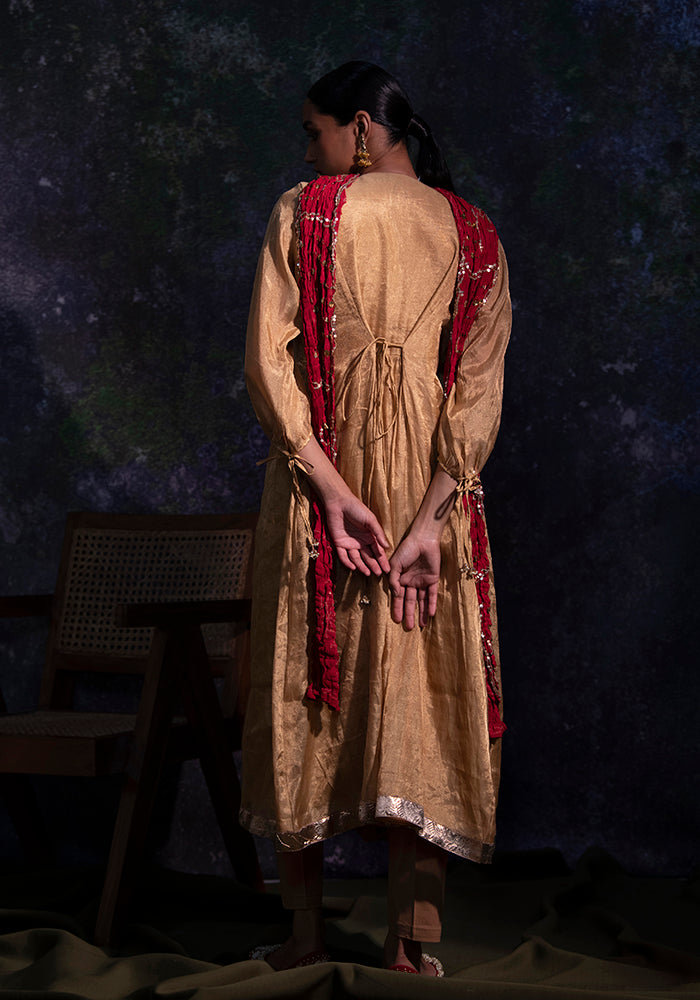 Rutvi Gold (Kurta Set)