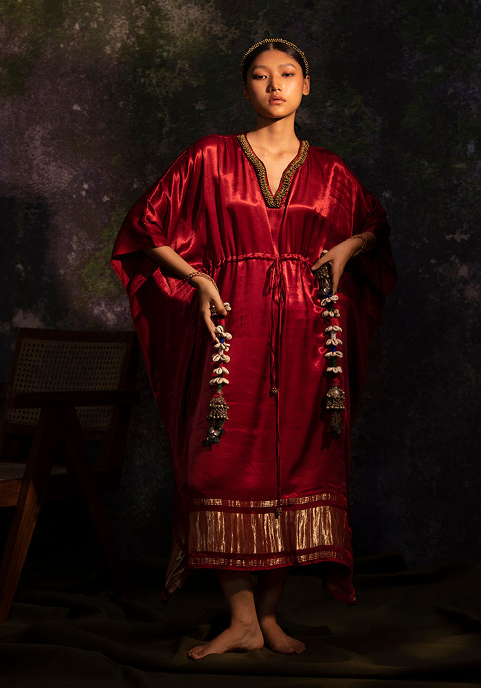 Sudevi Maroon (Kaftan)