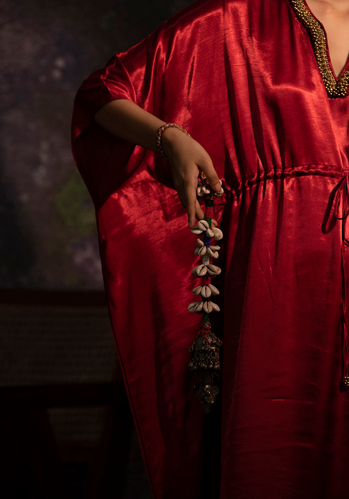 Sudevi Maroon (Kaftan)