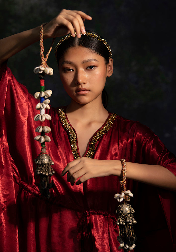 Sudevi Maroon (Kaftan)