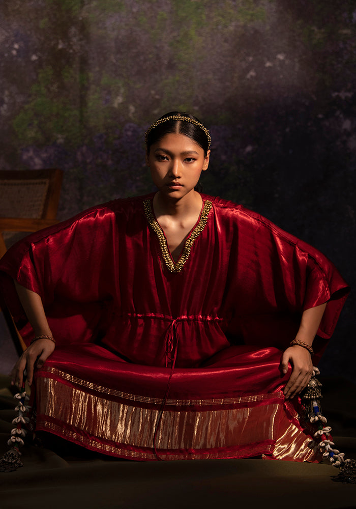 Sudevi Maroon (Kaftan)