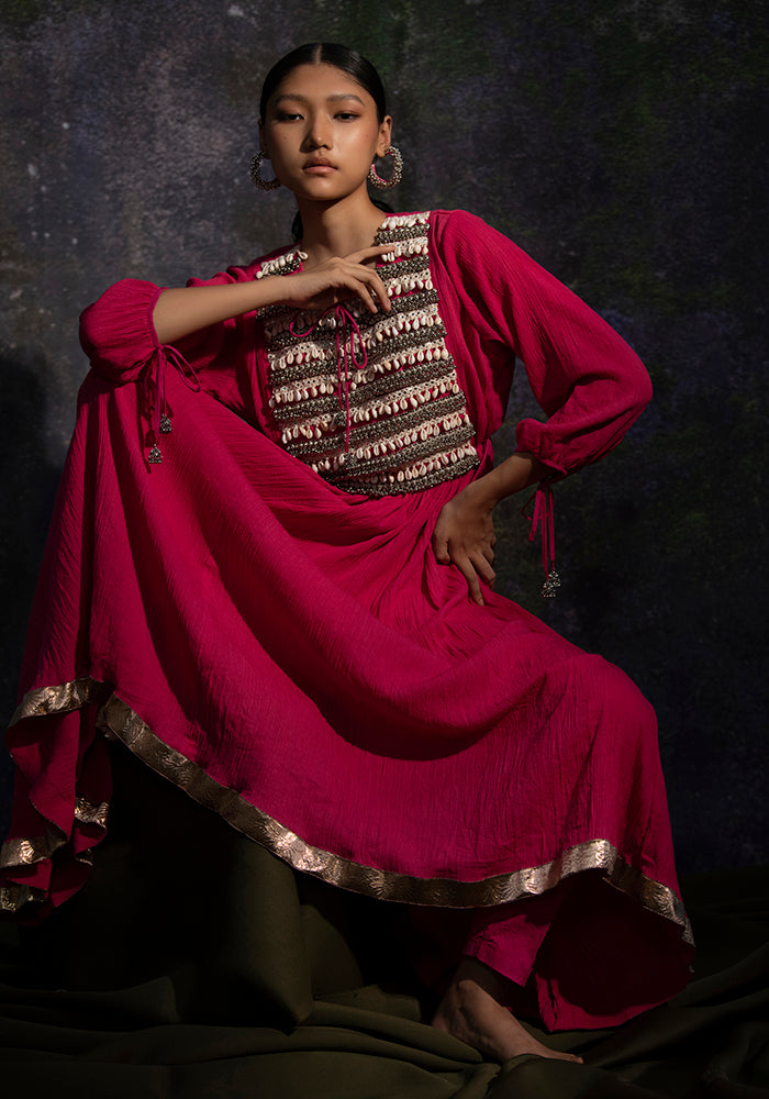 Akriti Pink (Kurta Set)