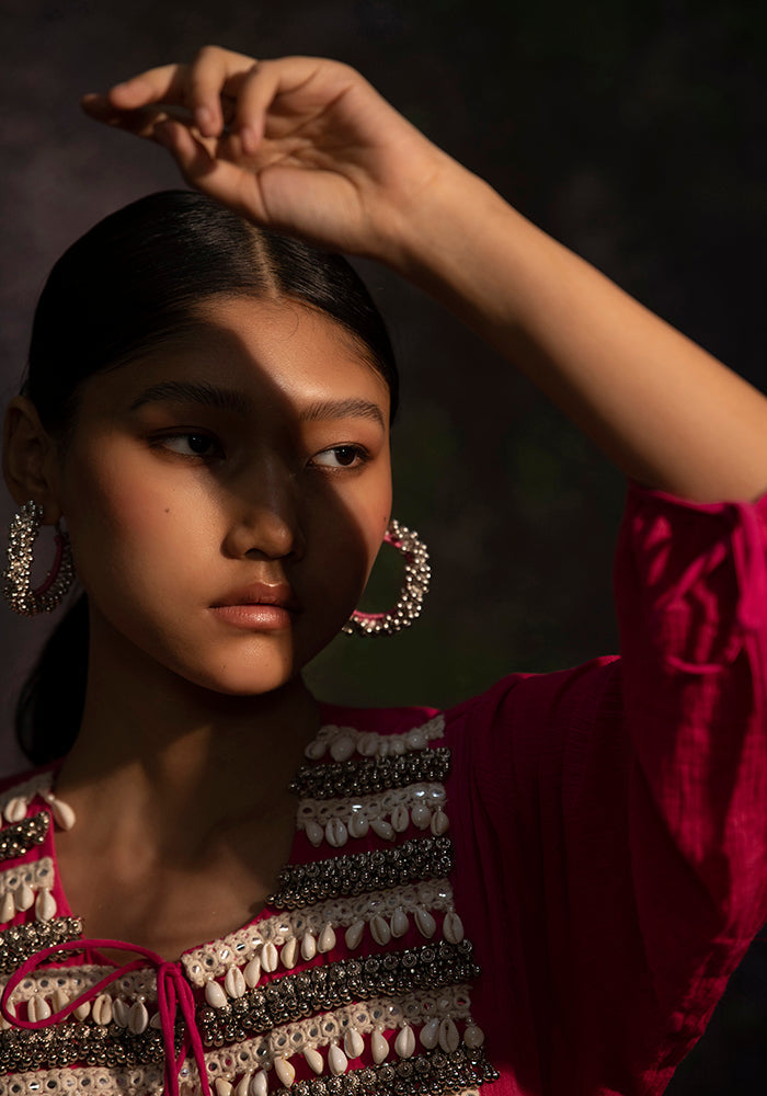 Akriti Pink (Kurta Set)