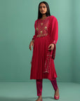 Trishika Fushia (Kurta Set)