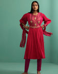 Trishika Fushia (Kurta Set)