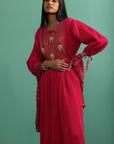Trishika Fushia (Kurta Set)