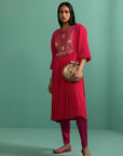 Trishika Fushia (Kurta Set)