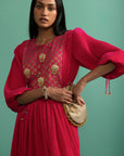 Trishika Fushia (Kurta Set)