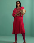 Trishika Fushia (Kurta Set)