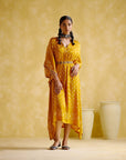 Annika Mustard (Bandhini Kaftan)