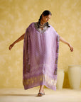 Anuradha Kalamkari Purple (Kaftan)