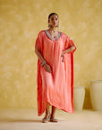 Dakshayani Peach Orange (Kaftan)