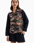 Dark Denim Herringbonestamp Jacket
