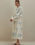 Off White Cotton Long Dress