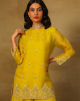 Yellow Sharara Set