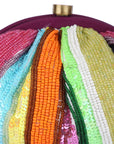Multi Beaded Handcrafted Potli Clutch