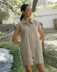 Nubra Zip Dress – Sand