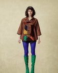 Lady In Brown Shirt