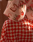 BAWARI SKIRT RED CHECKS