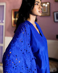 Blue Raisa Kaftan Dress