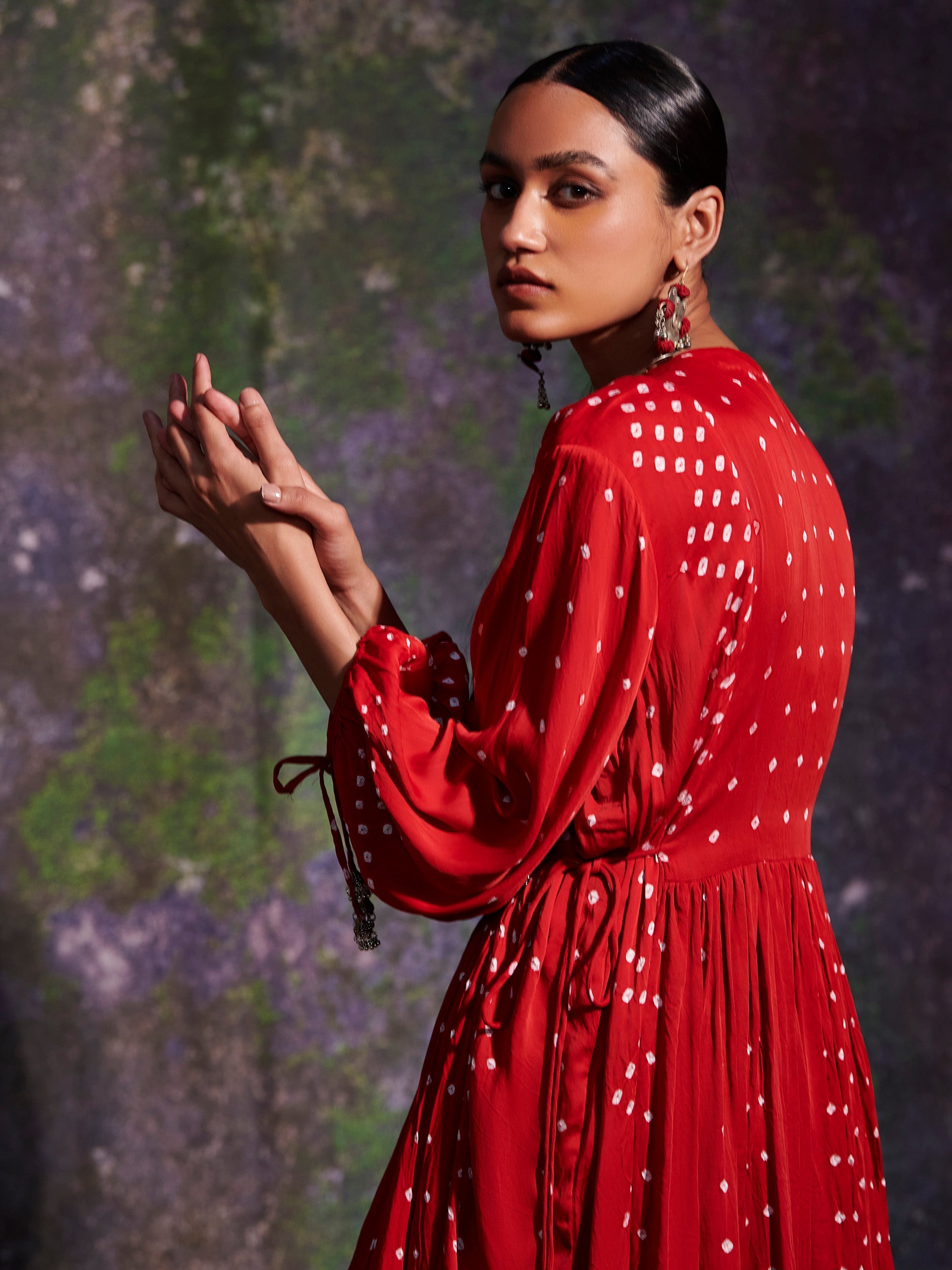 Vrinda Red (Kurta Set)
